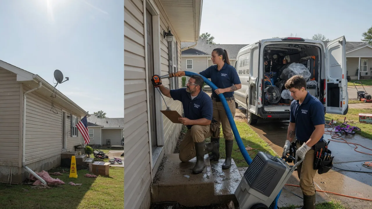 Ceiling Water Damage Restoration in Saucier, MS near me